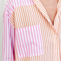 Thanne Sets + Co-ords Holiday Abroad Shirt (Pink)