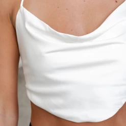 Luvalot Lulu Crop Top (White) Tops