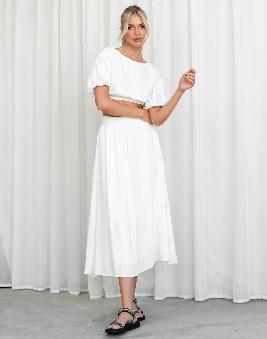 Pink Diamond Roselle Top (White) 5 Pink Diamond Roselle Top (White)