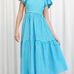 Shareen Collection Sundaze Midi Dress (Blue)