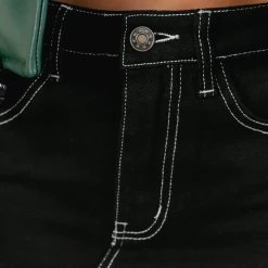 Alabama Mini Skirt (Black) - By Lioness