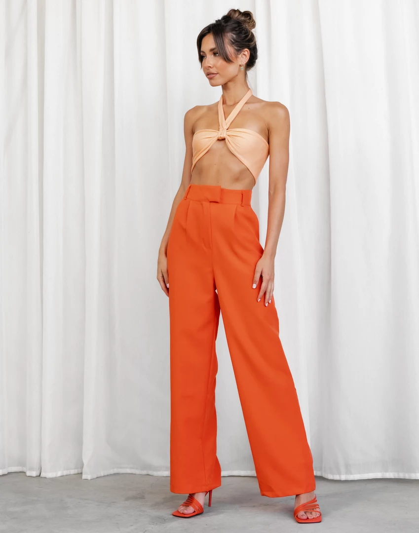 My Girl Sitting Pretty Crop Top (Orange) 2 My Girl Sitting Pretty Crop Top (Orange)