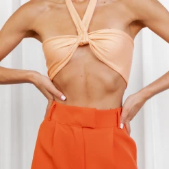 My Girl Sitting Pretty Crop Top (Orange) 11 My Girl Sitting Pretty Crop Top (Orange)