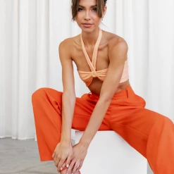 My Girl Sitting Pretty Crop Top (Orange) 14 My Girl Sitting Pretty Crop Top (Orange)