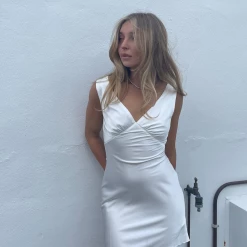 New Arrivals Harlow Mini Dress (White) - By Lioness