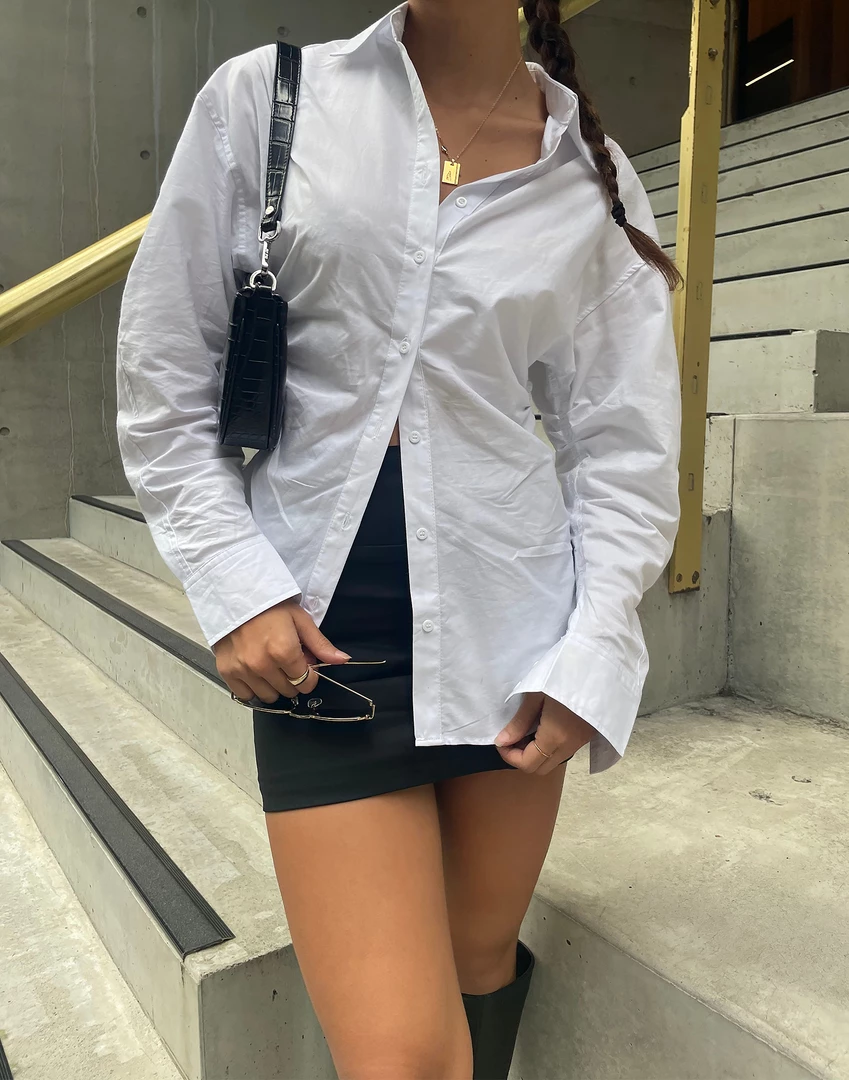 Charcoal Clothing Hemingway Shirt (White) 1 Charcoal Clothing Hemingway Shirt (White)