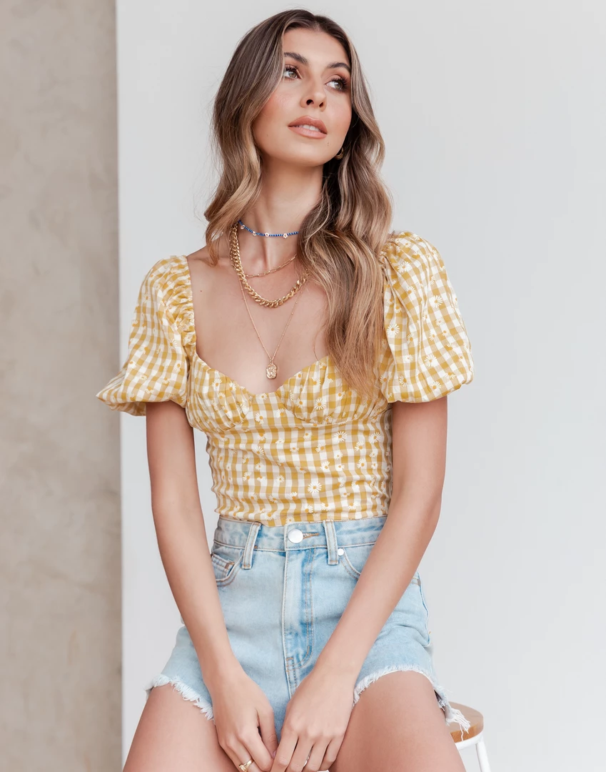 Charcoal Clothing Tops Myra Crop Top 4 Charcoal Clothing Tops Myra Crop Top