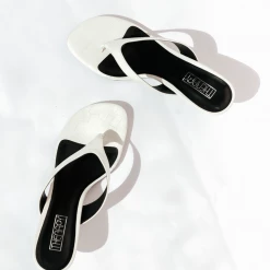 Therapy Mici Croc Mules (White)