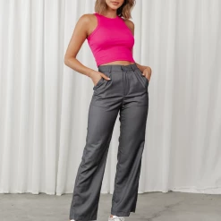 Pink Diamond Bottoms Richmond Pants (Grey)