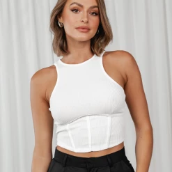 Rumor Adelyn Top (White)