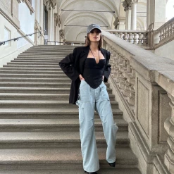 CHARCOAL Store Online 24 Miami Vice Pants (Denim Blue) - By Lioness