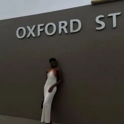 Charcoal Clothing Reina Maxi Dress (Beige) Dresses