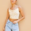 Runaway Heart Adelina Crop Top (Yellow) Tops