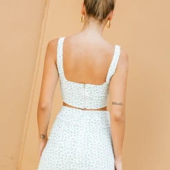 Mint Vanilla Natalie Mini Skirt Sets + Co-ords