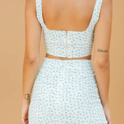 Mint Vanilla Natalie Mini Skirt Sets + Co-ords
