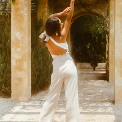 Charcoal Clothing Desiree Bodysuit (White) Tops