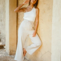 Charcoal Clothing Desiree Bodysuit (White) Tops