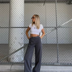 Charcoal Clothing Cartea Pants (Grey) New Arrivals