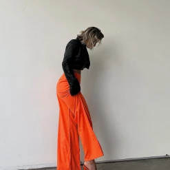 Charcoal Clothing Bottoms Cartea Pants (Orange)