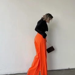Charcoal Clothing Bottoms Cartea Pants (Orange)