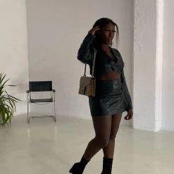 Charcoal Clothing Corvette Blazer (Black) Sets + Co-ords 13 Charcoal Clothing Corvette Blazer (Black) Sets + Co-ords