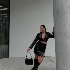 Charcoal Clothing Corvette Blazer (Black) Sets + Co-ords 11 Charcoal Clothing Corvette Blazer (Black) Sets + Co-ords