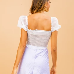 Blossom Juliana Crop Top (White) 11 Blossom Juliana Crop Top (White)