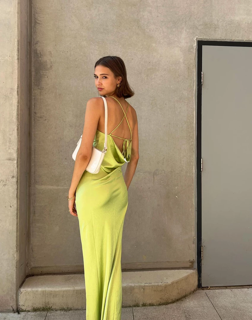 Charcoal Clothing Ceclia Maxi Dress (Green) 2 Charcoal Clothing Ceclia Maxi Dress (Green)