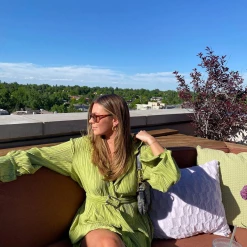 Charcoal Clothing Heart Of Gold Mini Dress (Green) New Arrivals