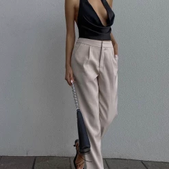 Charcoal Clothing That Feeling Halter Top