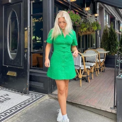 Charcoal Clothing Dresses Last Call Mini Dress (Green)