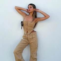 East Gate Corset (Stone) - By Lioness