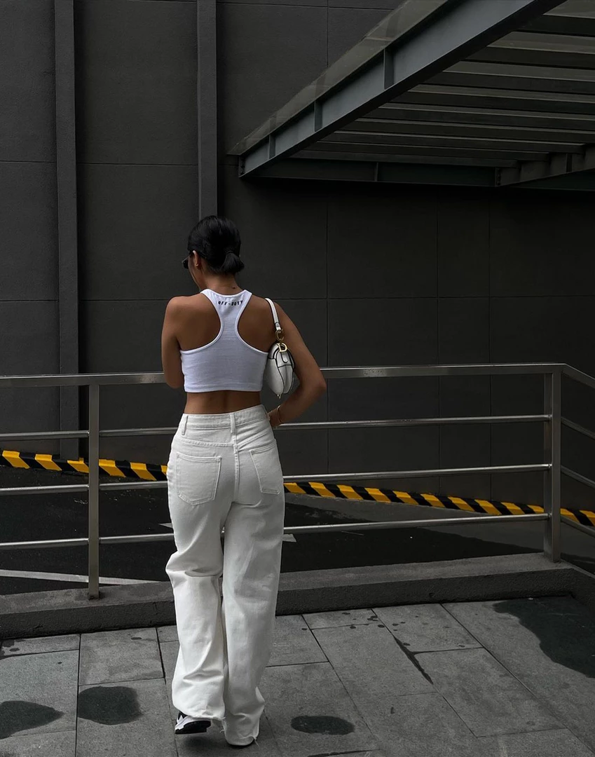 Charcoal Clothing Off Duty Tank Top (White) 6 Charcoal Clothing Off Duty Tank Top (White)