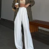 Charcoal Clothing New Arrivals Monet Pants (Cream)