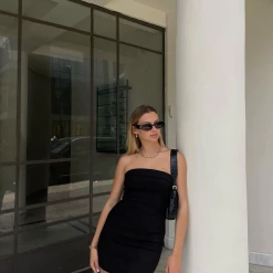 Luvalot Nikita Mini Dress (Black) New Arrivals