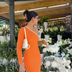 Style State Nolana Midi Dress (Orange)