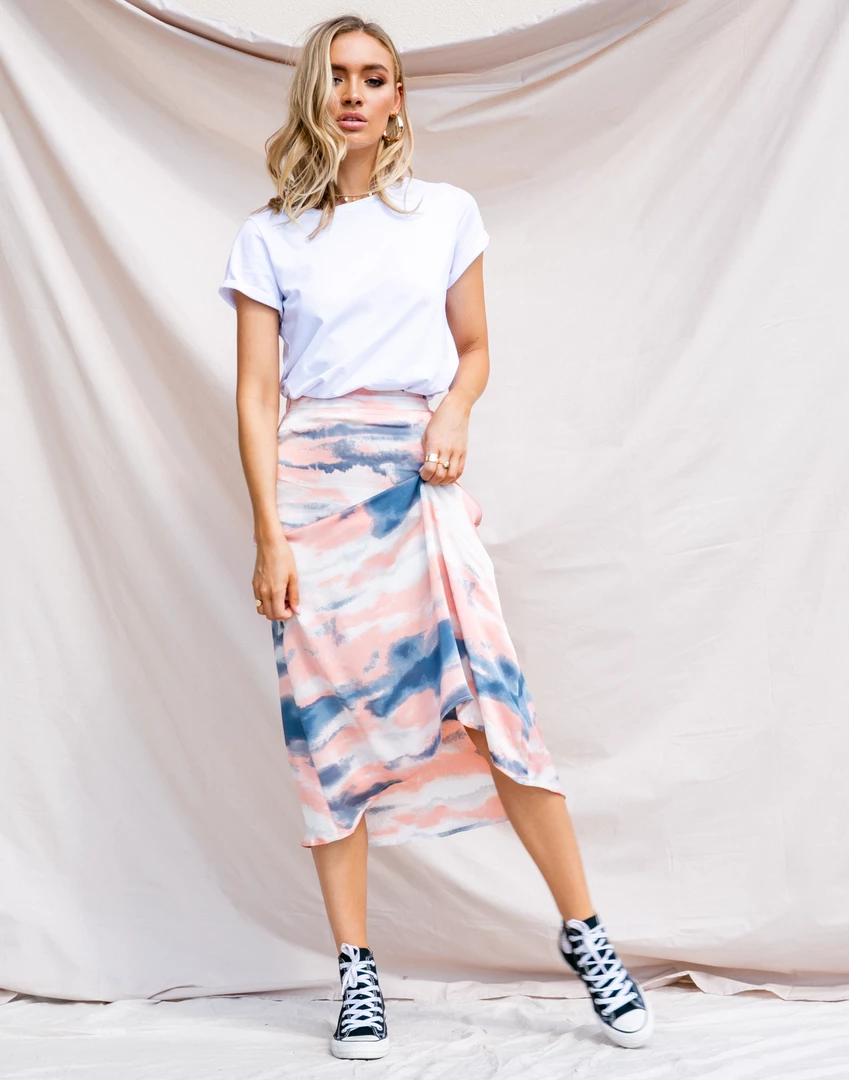 Indikah Jemima Midi Skirt (Print) 2 Indikah Jemima Midi Skirt (Print)