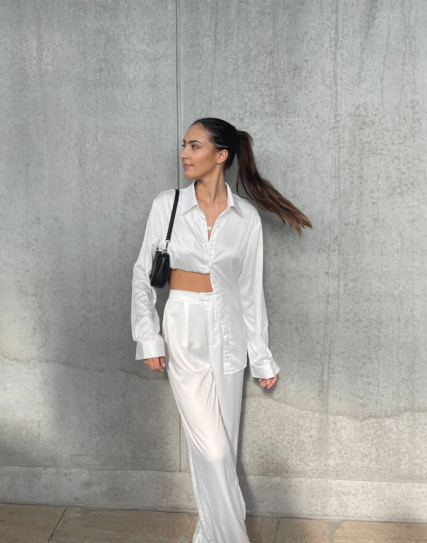 Charcoal Clothing New Arrivals Royale Shirt (White) 1 Charcoal Clothing New Arrivals Royale Shirt (White)