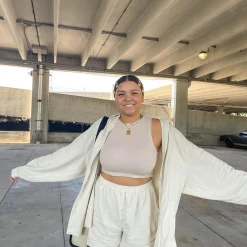 Charcoal Clothing New Arrivals South Beach Shorts (Beige Linen)