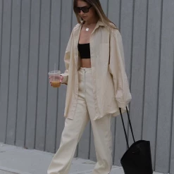 Charcoal Clothing South Beach Shirt (Oatmeal)