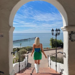 My Girl Tops Tilli Crop Top (Blue)