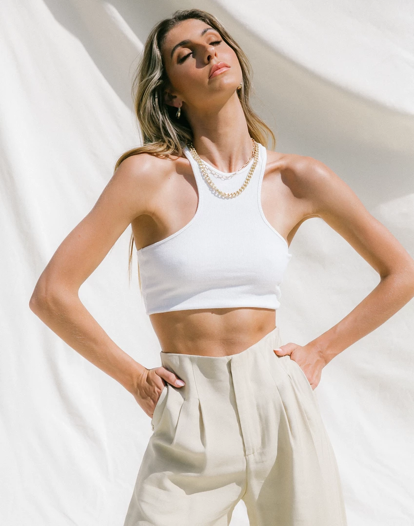 Pink Diamond Tops Bella Tank Top 2 Pink Diamond Tops Bella Tank Top