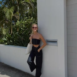 Into Fashion Vivienne Pants (Black) Sets + Co-ords