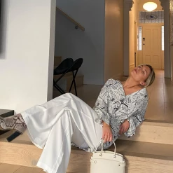 Charcoal Clothing Zita Shirt (Newspaper)